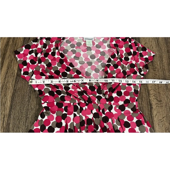 Motherhood Maternity Polka Dot Dress Size Small, Short Sleeve - Picture 6 of 9